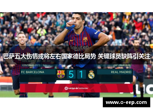 巴萨五大伤情或将左右国家德比局势 关键球员缺阵引关注
